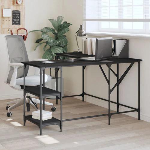 vidaXL vidaXL Office Desk 139x139x75 cm Engineered Wood with Moisture Resistance for Functional Home Workspaces - Desk