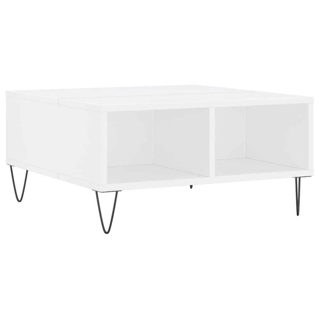 VidaXL Coffee Table 60x60x30 Engineered Wood Living Room by vidaXL