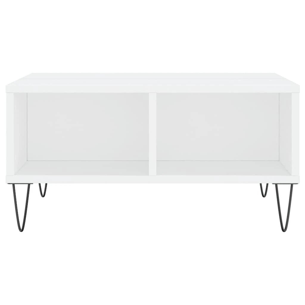 VidaXL Coffee Table 60x60x30 Engineered Wood Living Room by vidaXL