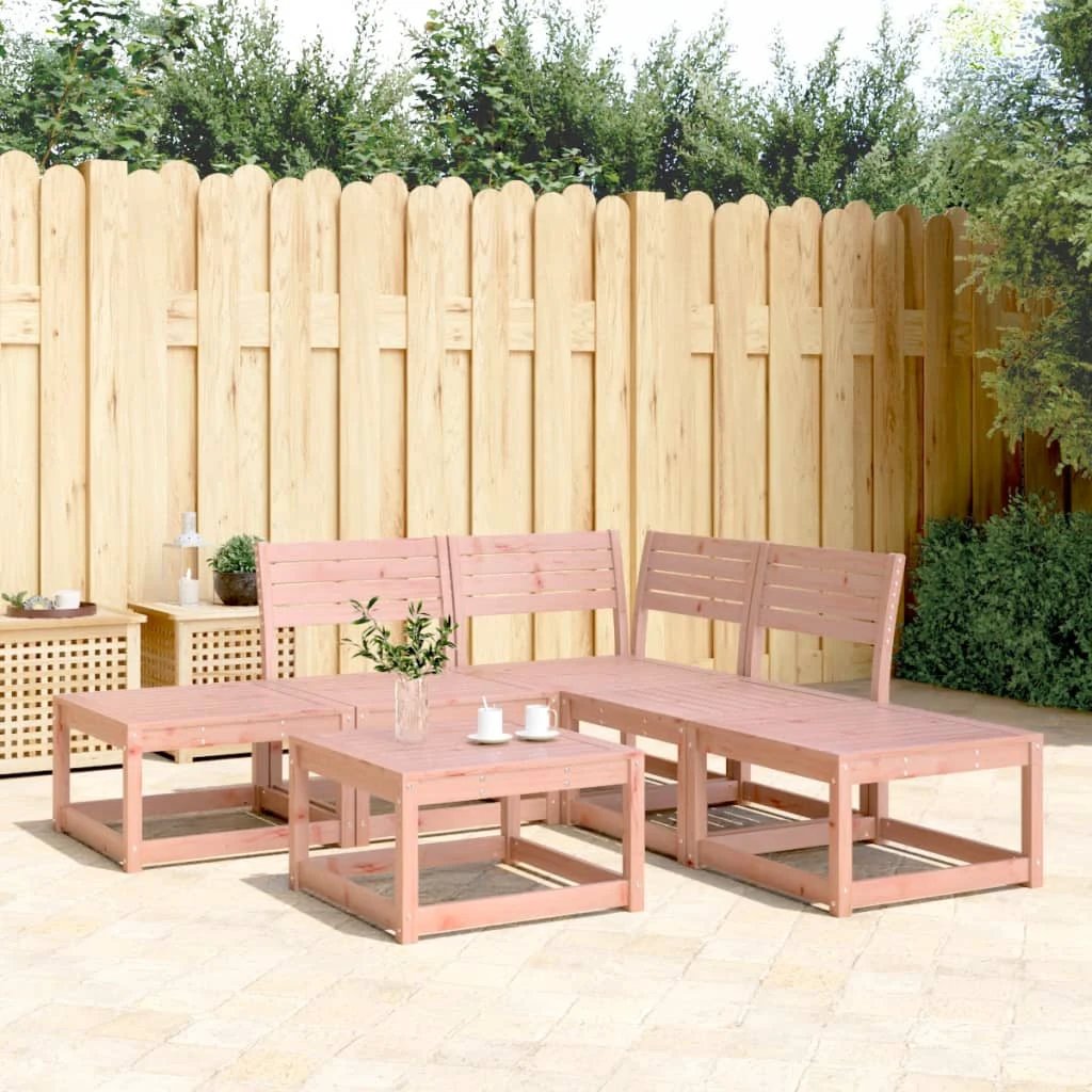 vidaXL 5 Piece Garden Sofa Set Solid Wood Pine by vidaXL