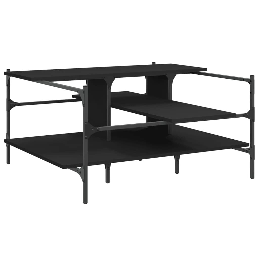 VidaXL Coffee Table 100x100x48.5 Engineered Wood Living Room by vidaXL