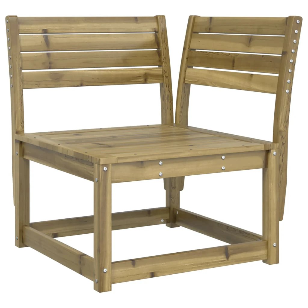 vidaXL 3 Piece Garden Sofa Set Solid Wood Pine by vidaXL
