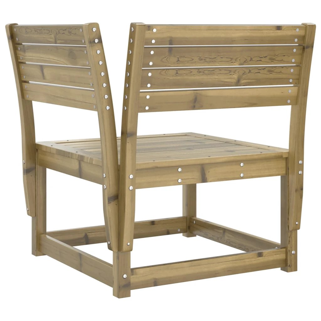 vidaXL 3 Piece Garden Sofa Set Solid Wood Pine by vidaXL