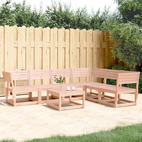 vidaXL 6 Piece Garden Sofa Set Solid Wood Pine with Comfortable Design for Outdoor Entertaining by vidaXL