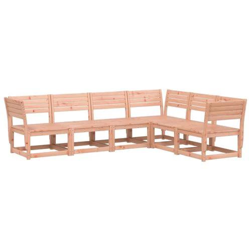 vidaXL 6 Piece Garden Sofa Set Solid Wood Pine with Comfortable Design for Outdoor Entertaining by vidaXL