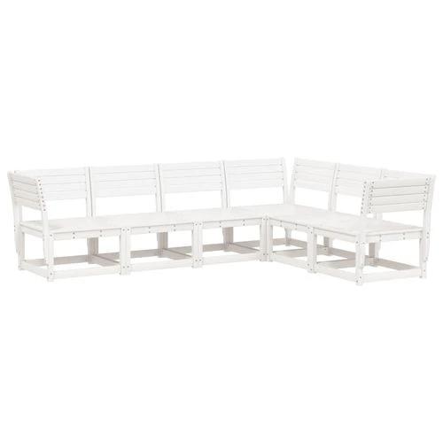 vidaXL vidaXL 6 Piece Garden Sofa Set Solid Wood Pine with Comfortable Design for Outdoor Entertaining - Garden Sofa Sets