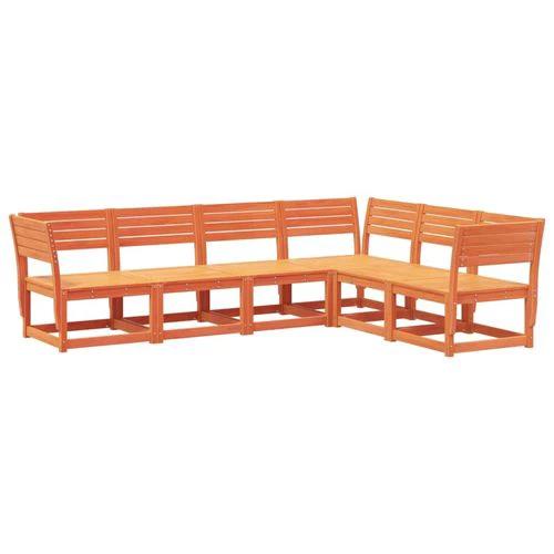 vidaXL vidaXL 6 Piece Garden Sofa Set Solid Wood Pine with Comfortable Design for Outdoor Entertaining - Garden Sofa Sets