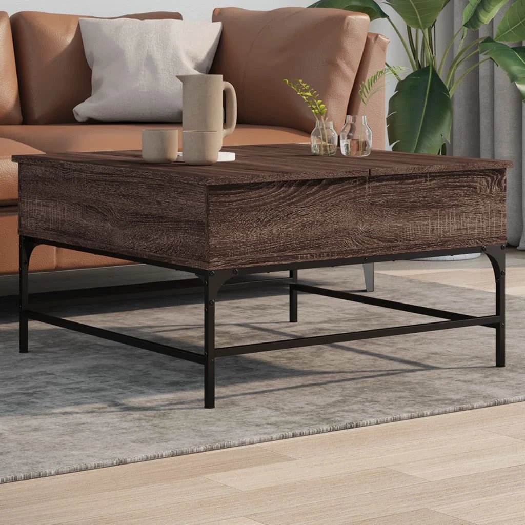 vidaXL VidaXL Coffee Table 100x50x45 cm Engineered Wood and Metal - Coffee Table