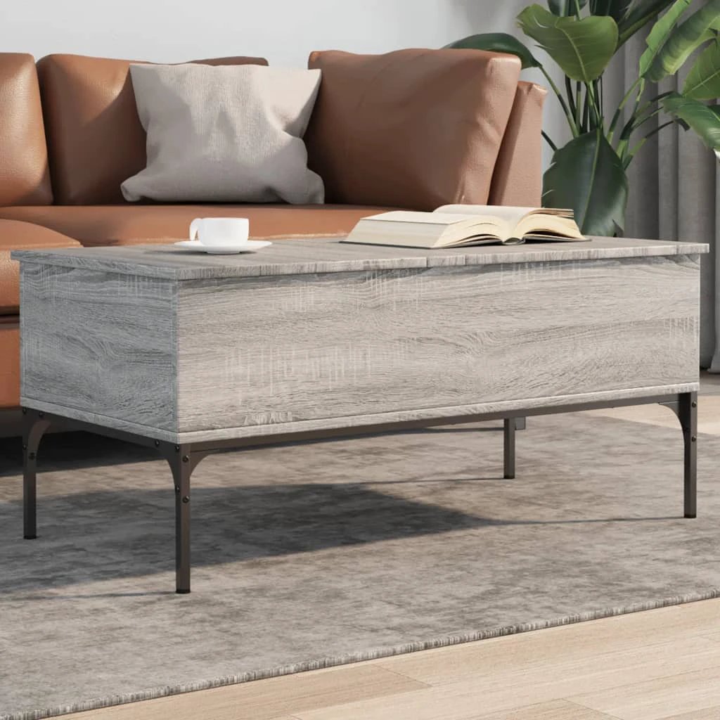 VidaXL Coffee Table 100x50x45 cm Lift Top Engineered Wood by vidaXL