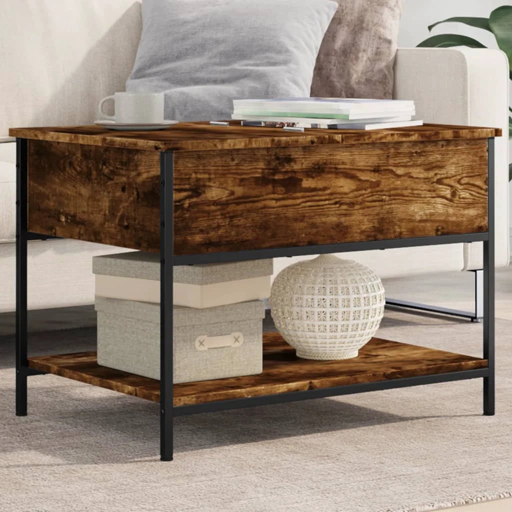 vidaXL VidaXL Coffee Table 70x50x50 Wood and Metal Living Room - Coffee Table