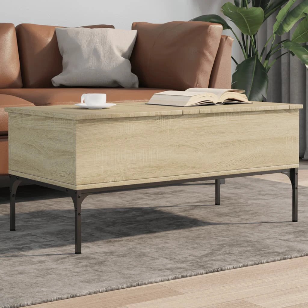 VidaXL Coffee Table 100x50x45 cm Lift Top Engineered Wood by vidaXL