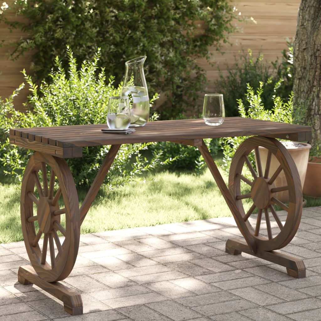 vidaXL Garden Table 115x55x65 cm Solid Wood Fir by vidaXL
