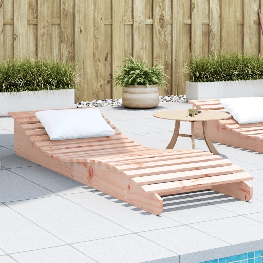 vidaXL VidaXL Lounger 205x60x31.5cm Solid Pine Garden - Sun Lounger