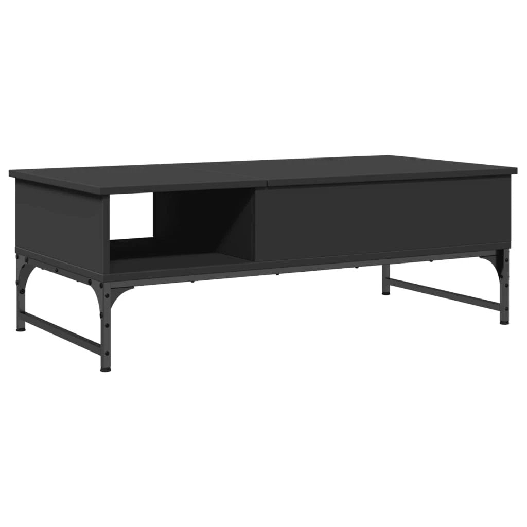 vidaXL VidaXL Coffee Table 100x50x35 cm Engineered Wood And Metal Frame With Storage For Modern Living Rooms - Coffee Table