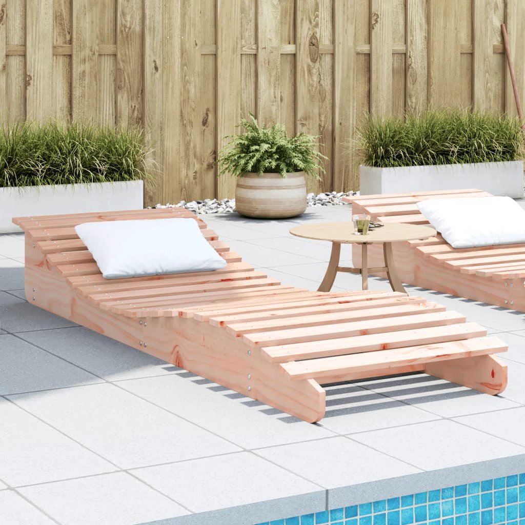 vidaXL VidaXL Lounger 205x60x31.5cm Solid Pine Garden - Sun Lounger