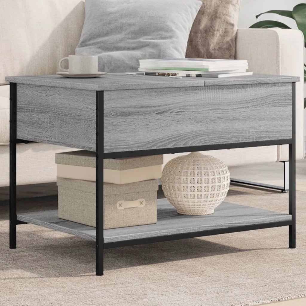 vidaXL VidaXL Coffee Table 70x50x50 Wood and Metal Living Room - Coffee Table