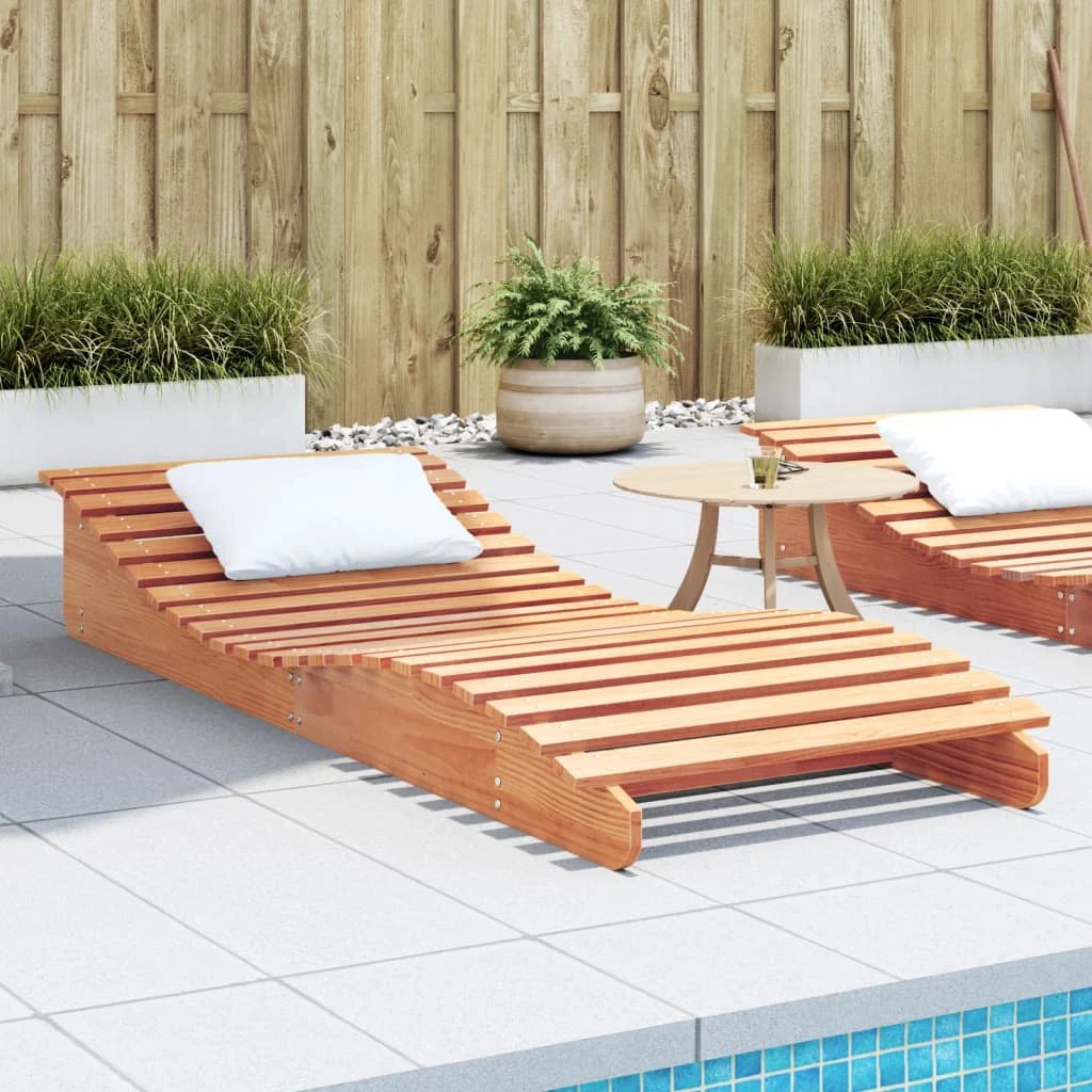 vidaXL VidaXL Lounger 205x60x31.5cm Solid Pine Garden - Sun Lounger