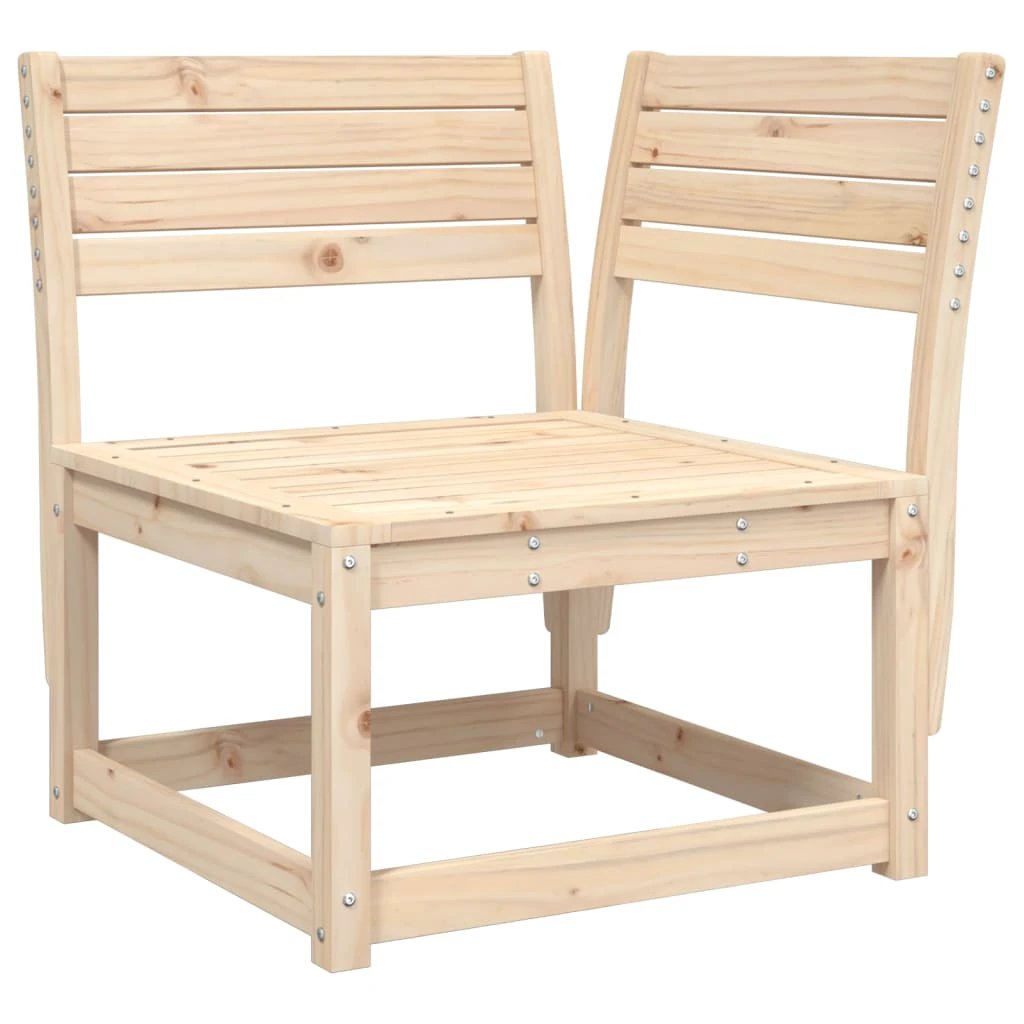 vidaXL vidaXL 3 Piece Garden Sofa Set Solid Wood Pine - Garden Sofa Sets