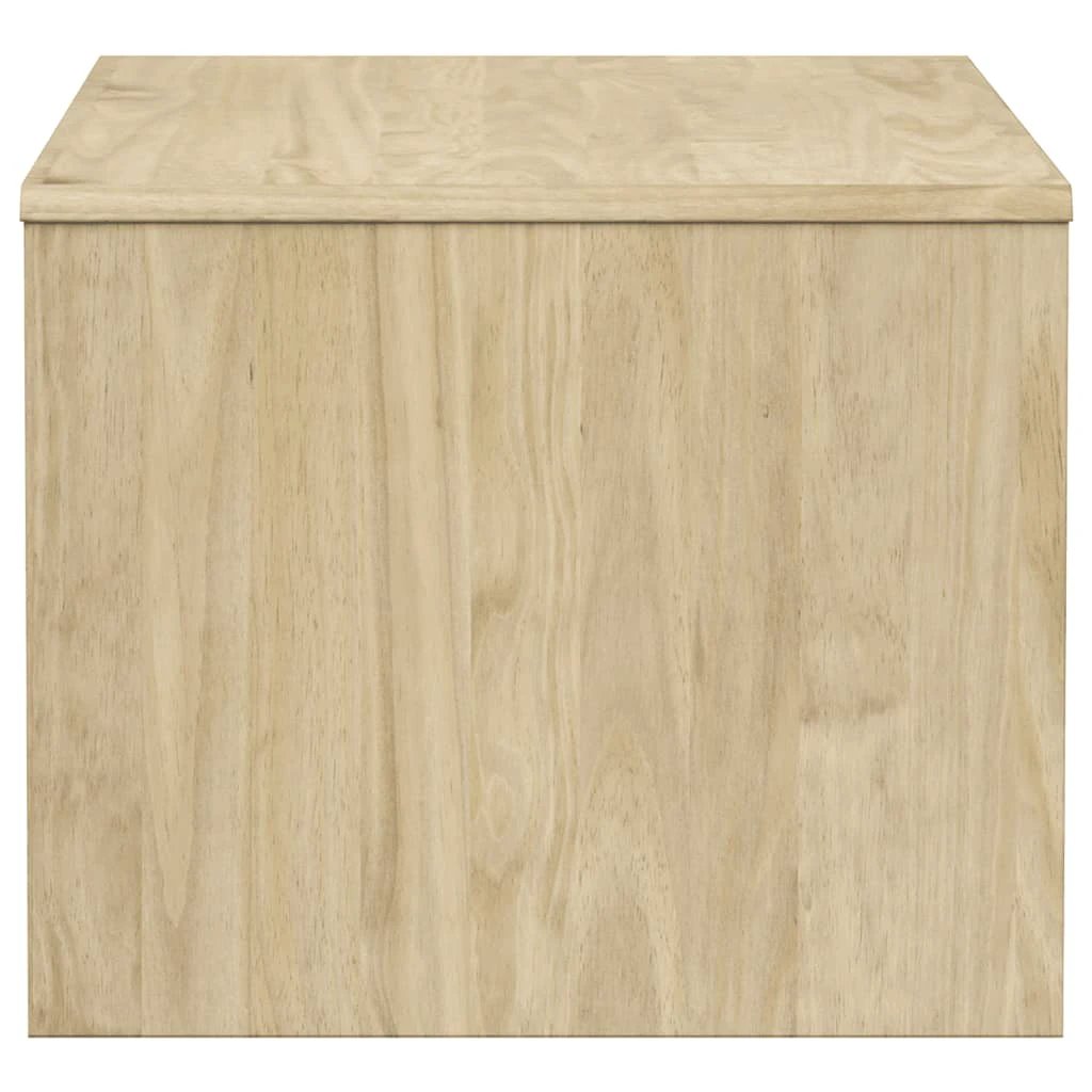 vidaXL VidaXL Coffee Table 99x55x45 cm Solid Pine Double Drawers Open Shelf Living Room - Coffee Table