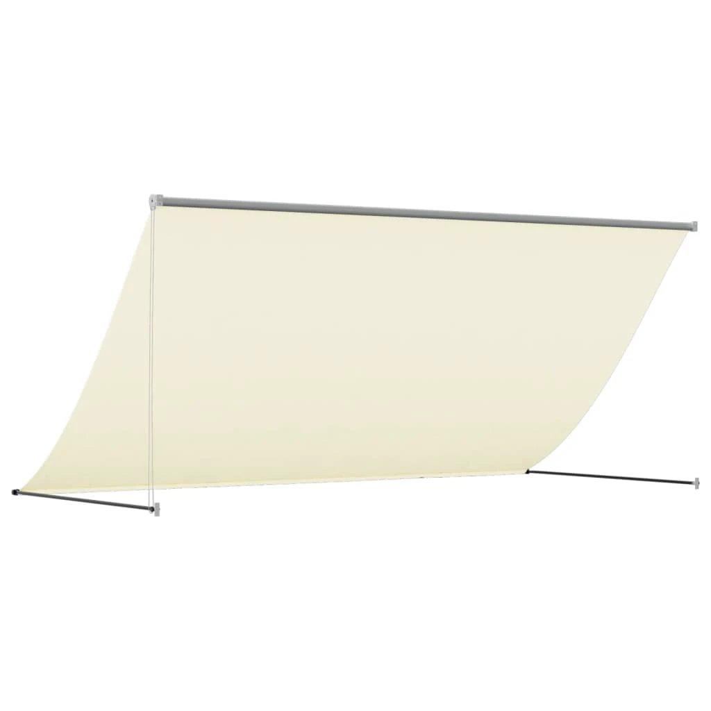 VidaXL Retractable Awning Cream 300x150 cm UV-Resistant Fabric And Steel Frame For Patio by vidaXL