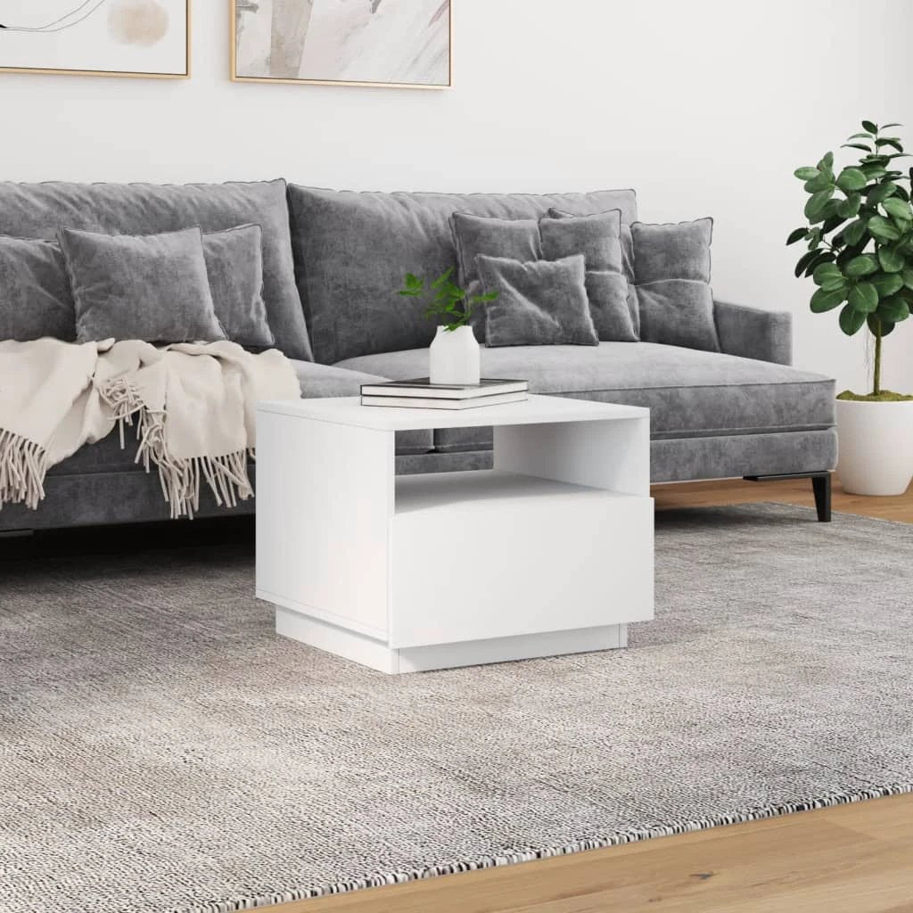 vidaXL VidaXL Coffee Table 50x49x40 cm LED Lights Living Room - Coffee Table