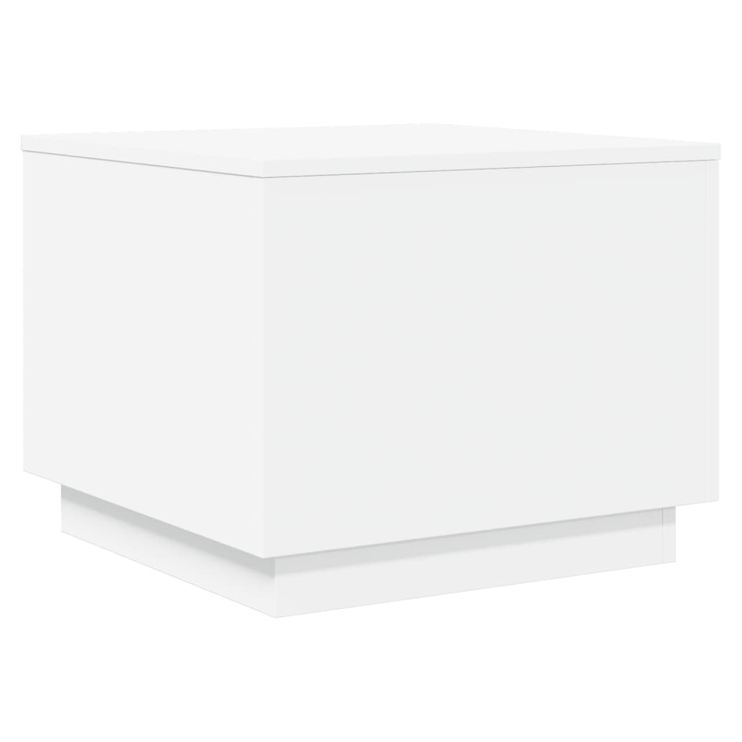 vidaXL Coffee Table 50x50x40 cm LED Lights Living Room by vidaXL