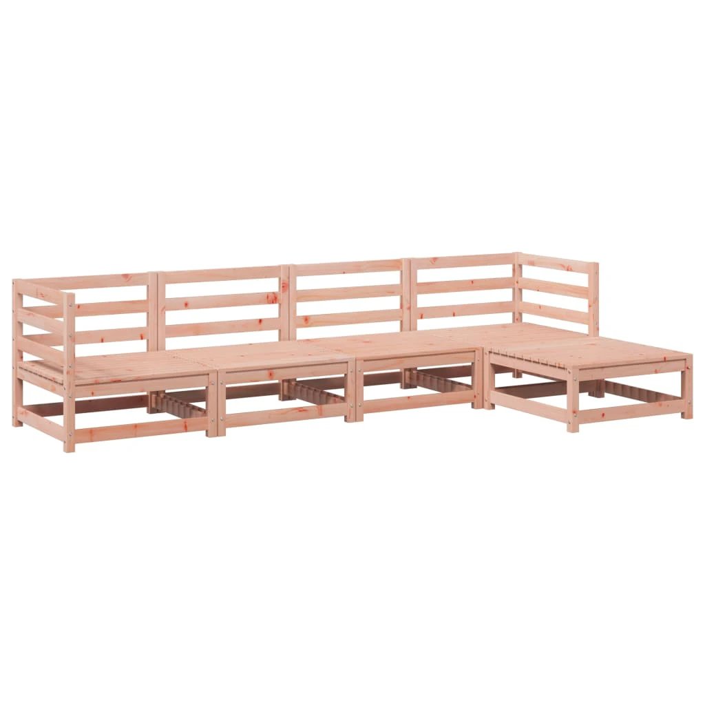 vidaXL 5 Piece Garden Sofa Set Solid Wood Pine by vidaXL