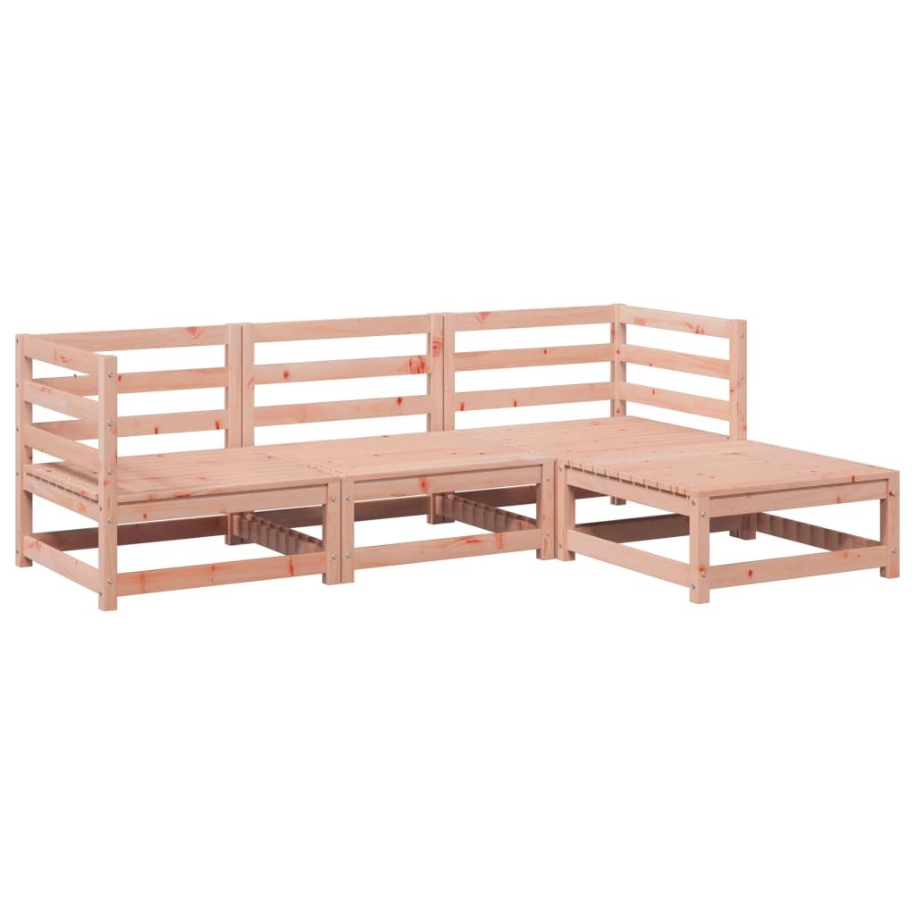vidaXL 4 Piece Garden Sofa Set Solid Wood Pine by vidaXL