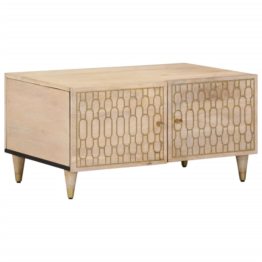vidaXL VidaXL Coffee Table 80x50x40 cm Solid Mango Wood Home Decor - Coffee Table