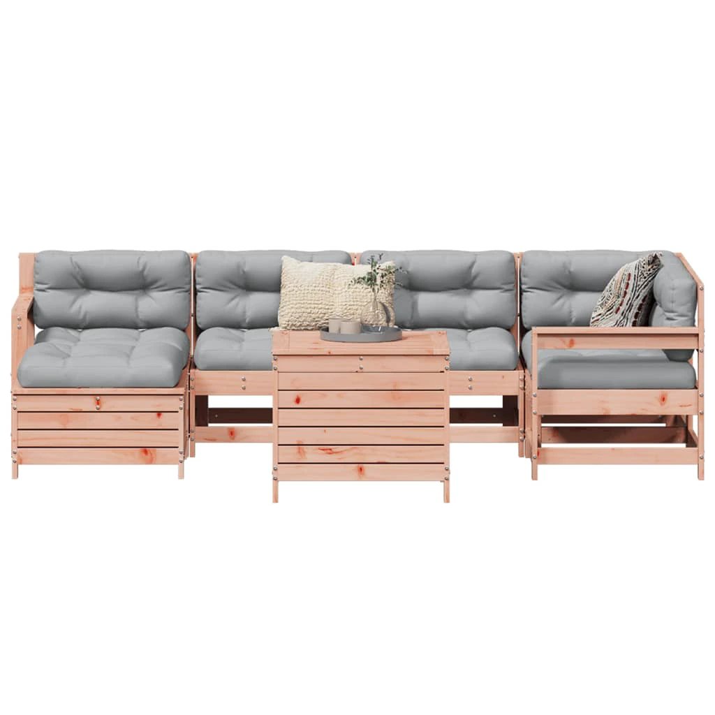 vidaXL vidaXL 7 Piece Garden Sofa Set Solid Wood Pine - Garden Sofa Sets