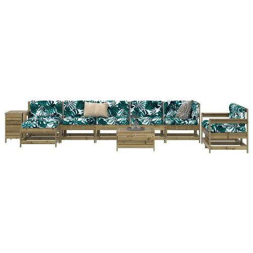 vidaXL 10 Piece Garden Sofa Set with Cushions for Stylish Outdoor Relaxation by vidaXL
