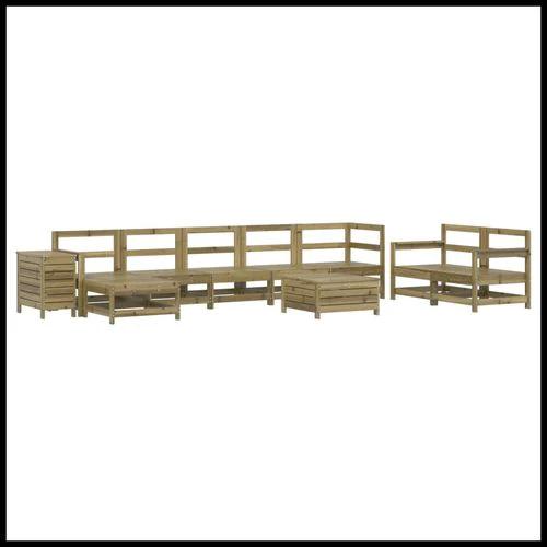 vidaXL 10 Piece Garden Sofa Set with Cushions for Stylish Outdoor Relaxation by vidaXL