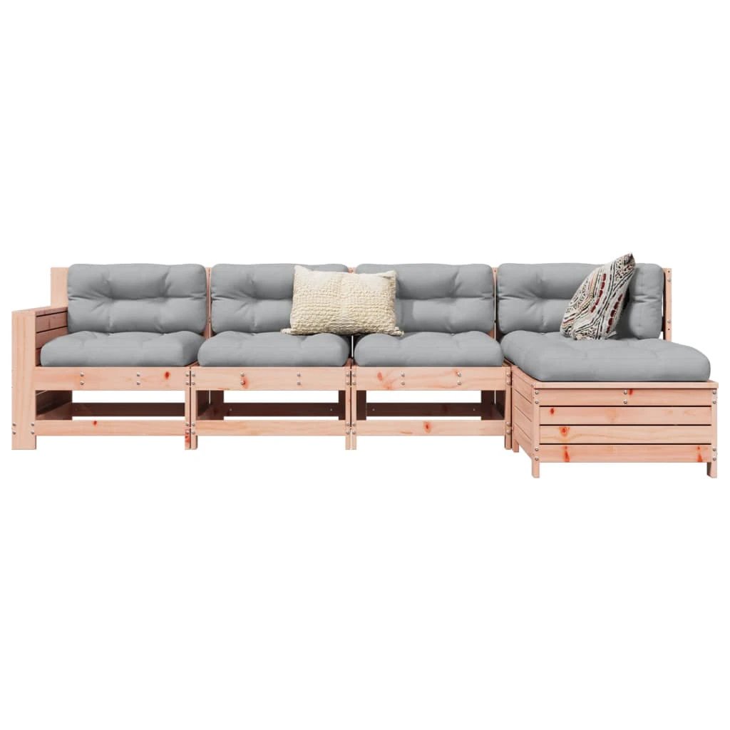 vidaXL vidaXL 5 Piece Garden Sofa Set Solid Wood Pine - Garden Sofa Sets
