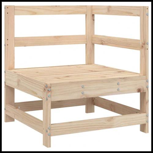 vidaXL vidaXL 5 Piece Garden Sofa Set Solid Wood Pine with Comfortable Cushions for Outdoor Relaxation - Garden Sofa Sets