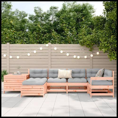 vidaXL 7 Piece Garden Sofa Set with Cushions for Outdoor Relaxation and Entertaining by vidaXL