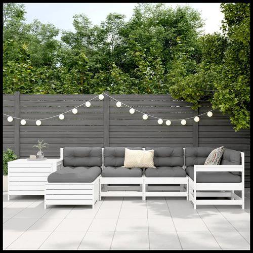 vidaXL vidaXL 7 Piece Garden Sofa Set with Cushions for Outdoor Relaxation and Entertaining - Garden Sofa Sets