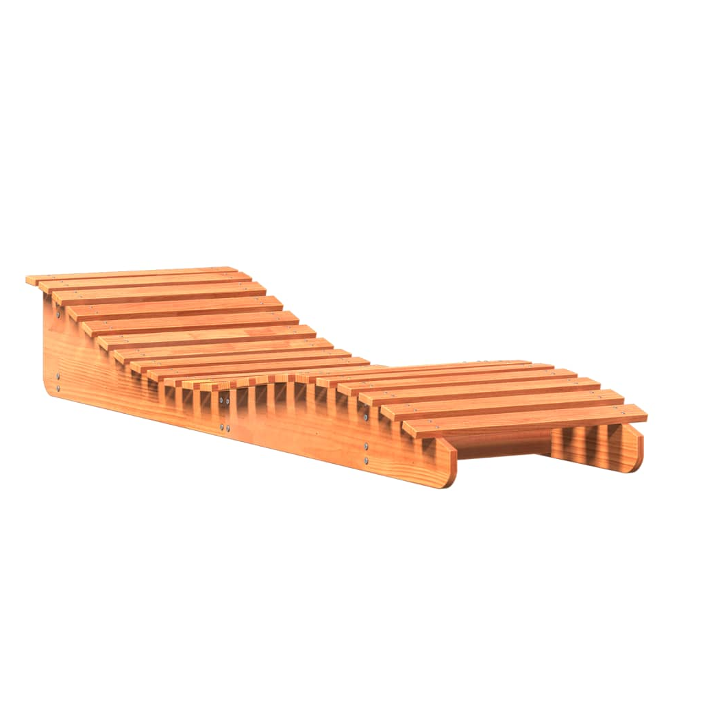 vidaXL VidaXL Lounger 205x60x31.5cm Solid Pine Garden - Sun Lounger