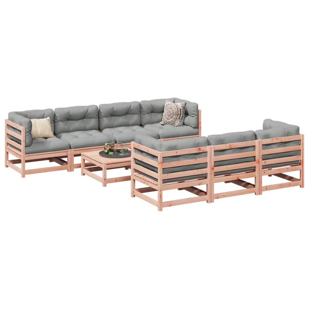 vidaXL vidaXL 8 Piece Garden Sofa Set Solid Wood Pine - Garden Sofa Sets