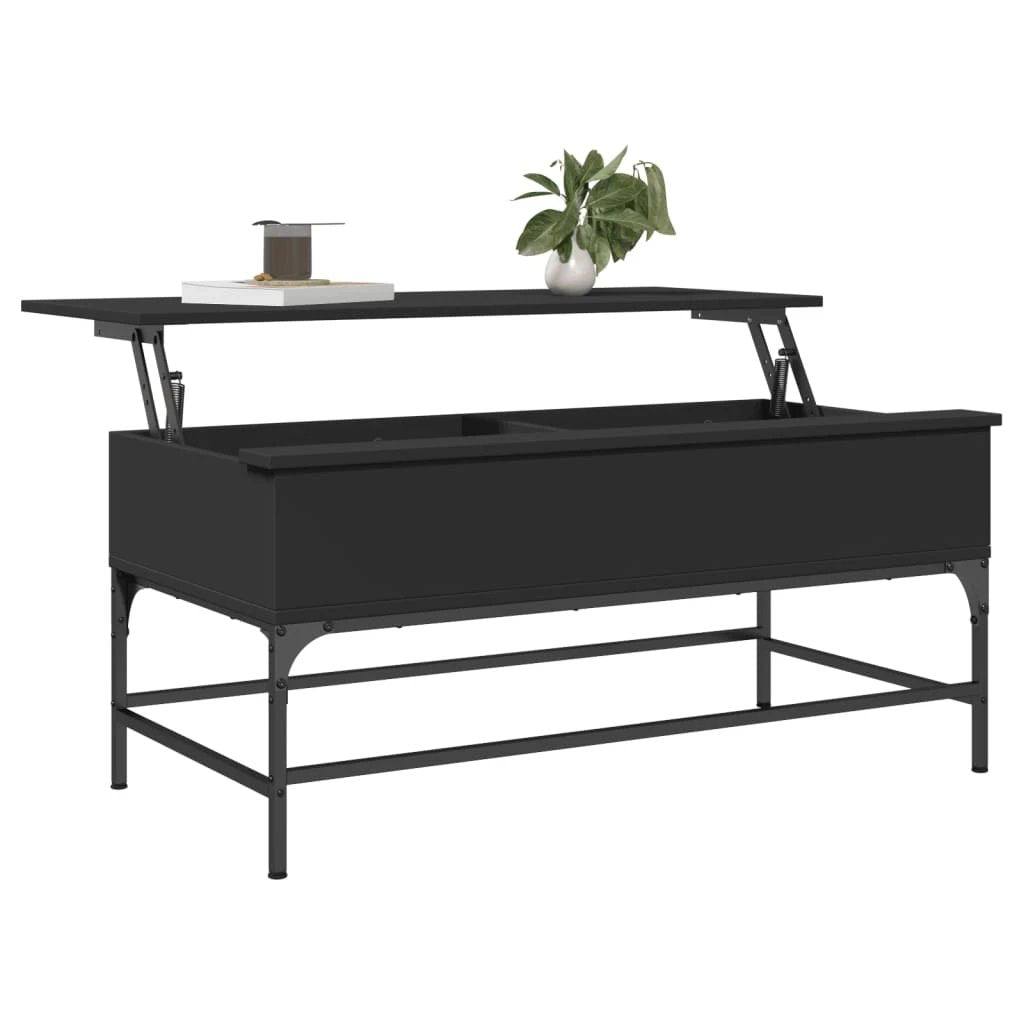 VidaXL Coffee Table 100x50x45 cm Engineered Wood and Metal by vidaXL
