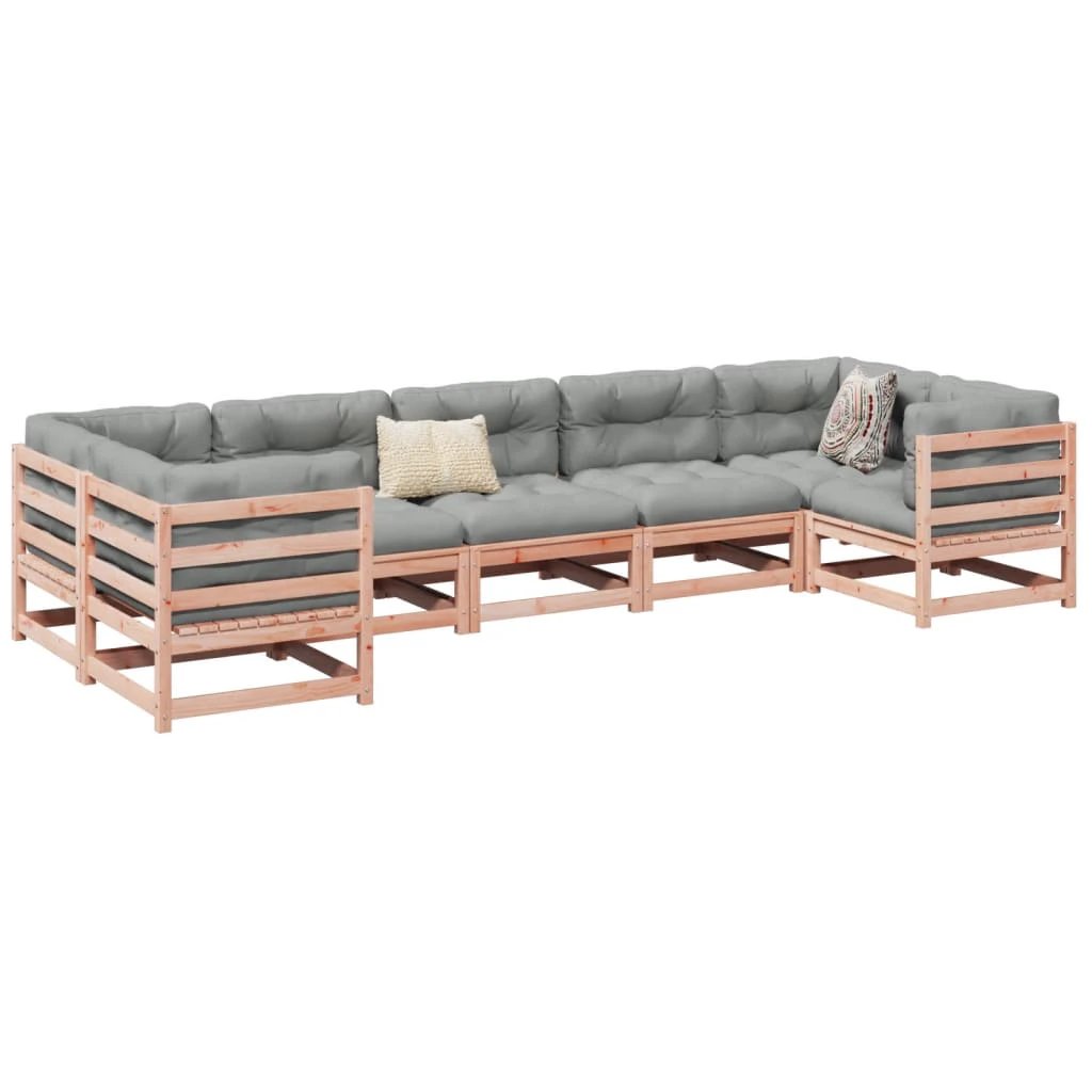 vidaXL vidaXL 7 Piece Garden Sofa Set Solid Wood Pine - Garden Sofa Sets