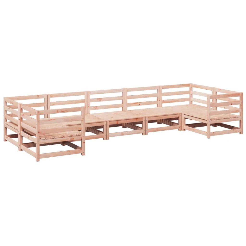 vidaXL vidaXL 7 Piece Garden Sofa Set Solid Wood Pine - Garden Sofa Sets