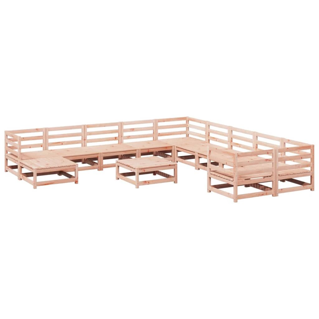vidaXL 12 Piece Garden Sofa Set Solid Wood Pine by vidaXL