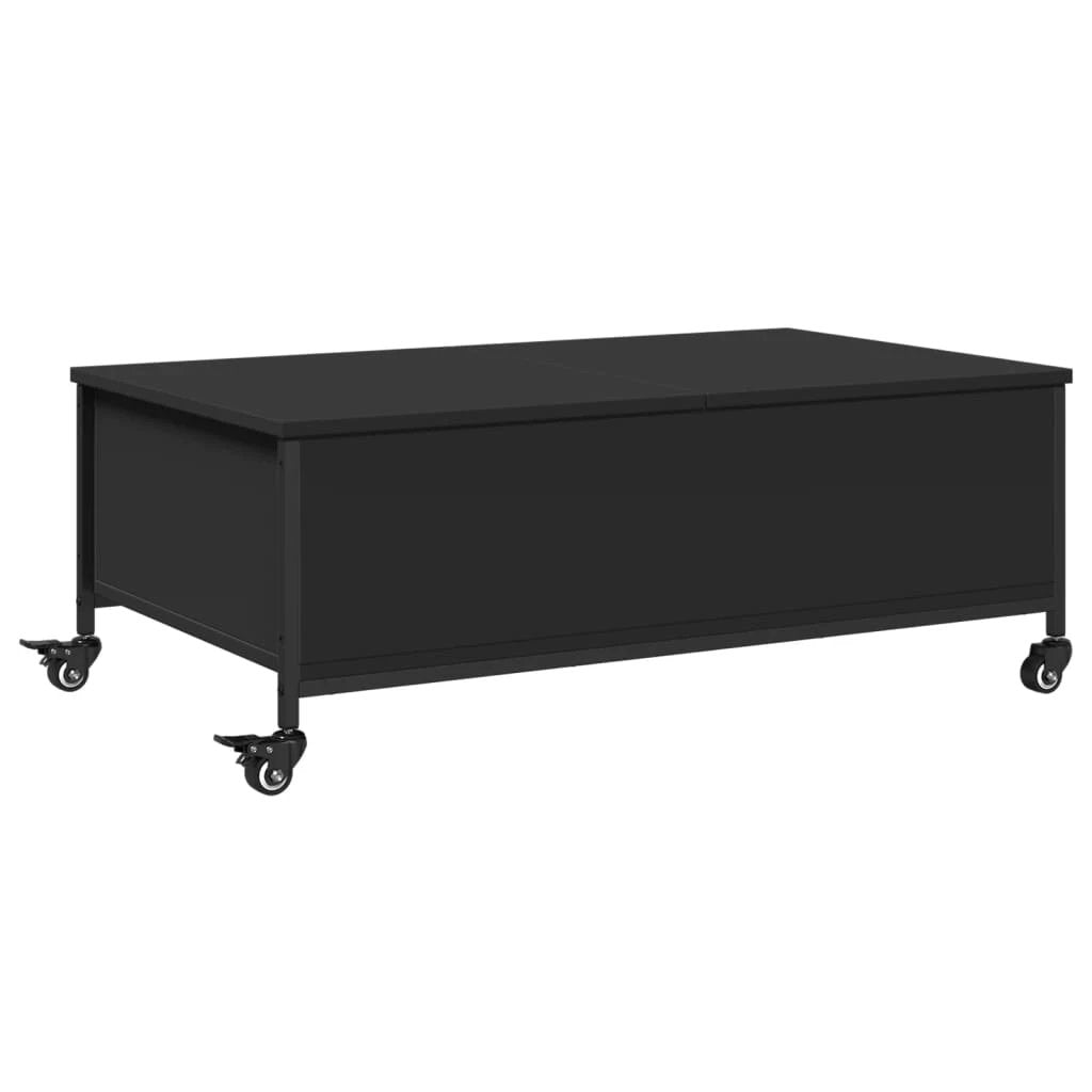 vidaXL VidaXL Coffee Table 91x55x34 Cm With Wheels Living Room - Coffee Table