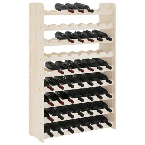 vidaXL vidaXL Wooden Wine Rack 33x25x37 cm Solid Pine with Ample Storage for Wine Enthusiasts - Wine Rack