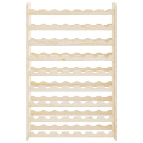 vidaXL vidaXL Wooden Wine Rack 33x25x37 cm Solid Pine with Ample Storage for Wine Enthusiasts - Wine Rack