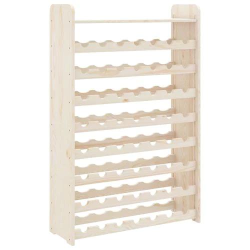 vidaXL vidaXL Wooden Wine Rack 33x25x37 cm Solid Pine with Ample Storage for Wine Enthusiasts - Wine Rack