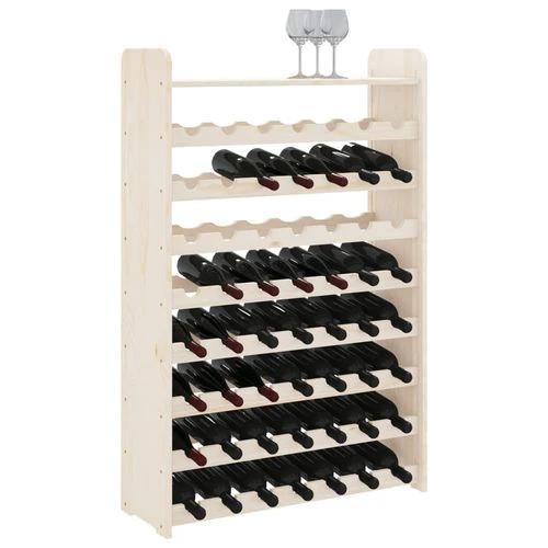 vidaXL vidaXL Wooden Wine Rack 33x25x37 cm Solid Pine with Ample Storage for Wine Enthusiasts - Wine Rack