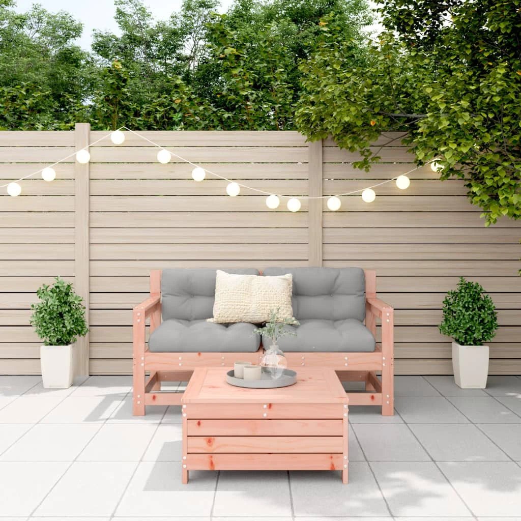 vidaXL 3 Piece Garden Sofa Set Solid Wood Pine by vidaXL
