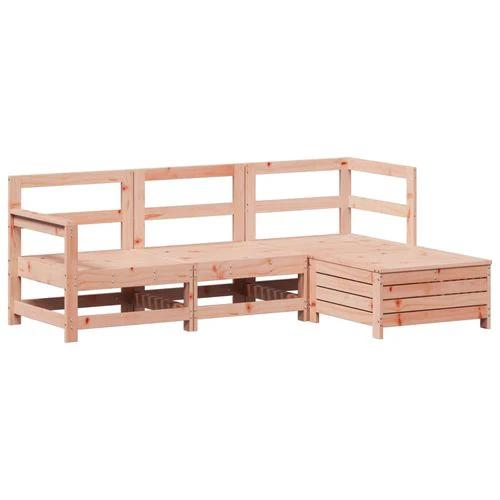 vidaXL 4 Piece Garden Sofa Set 200 x 200 cm Solid Pinewood with Cushions for Outdoor Relaxation by vidaXL