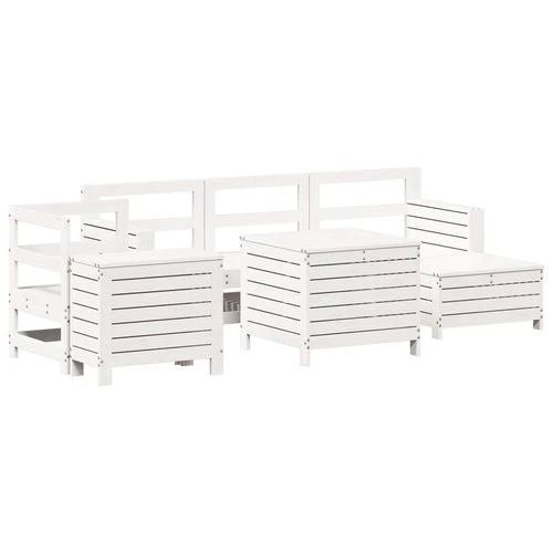 vidaXL vidaXL 7 Piece Garden Sofa Set with Cushions Solid Pinewood for Outdoor Relaxation with Family and Friends - Garden Sofa Sets